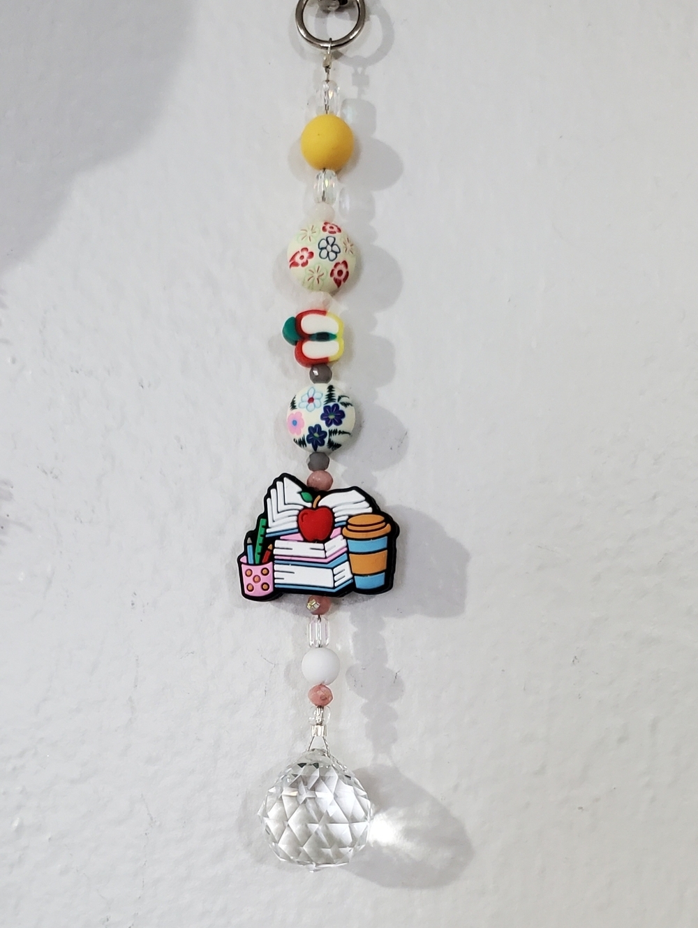 Teacher Appreciation Sun Catcher Key Clip Bag Clip